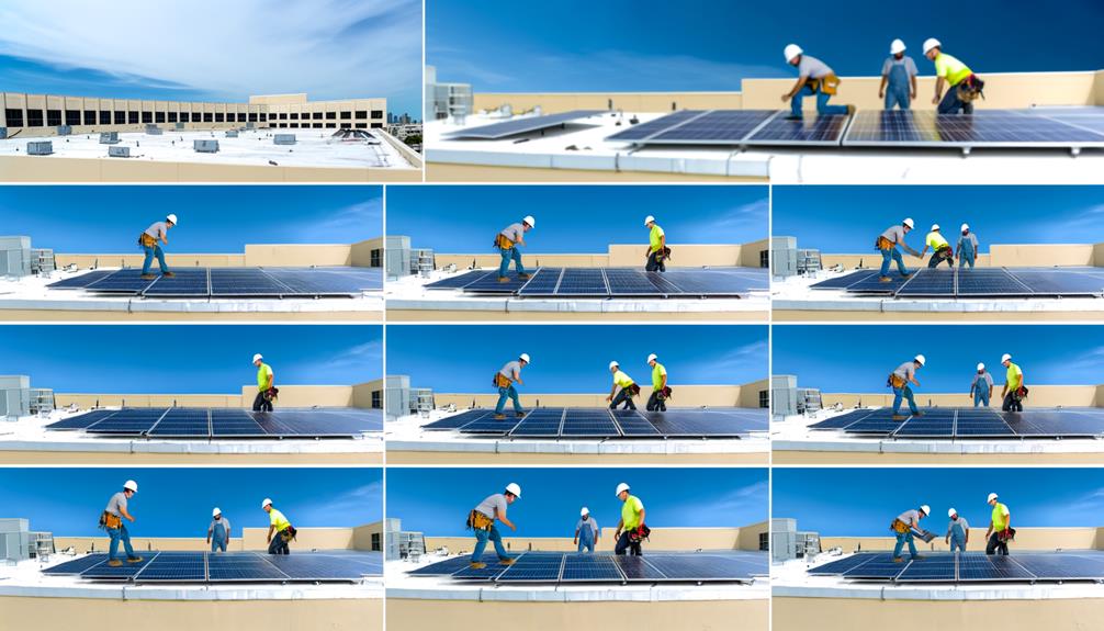 commercial solar panel installation duration